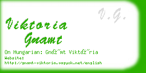 viktoria gnamt business card